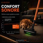 Aspirateur Balai Sans Fil Puissant Extensible Grande Autonomie Écran LED – CLENOID X8