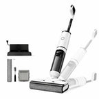 Aspirateur Laveur Sans Fil Puissant Léger Autopropulsé Séchage De Brosse  à Air Chaud Autonettoyant Ecran Led Alertes Vocal - CLENOID H15 FLOW