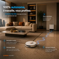 Aspirateur Robot Laveur Intelligent Serpillères auto-séchante Station Tout-en-Un –CLENOID P20 PRO