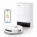 Robot Aspirateur Laveur Intelligent  8000 Pa Navigation LiDAR 360° Serpillères auto-séchante vidange automatique  –CLENOID P20 PRO
