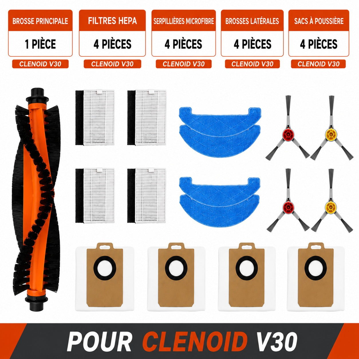 Kit Accessoires Clenoid V30