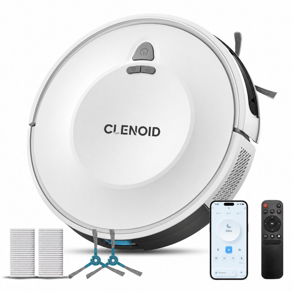 Robot Aspirateur Laveur Compact Efficace Puissante Accessible – CLENOID X2