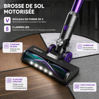 Aspirateur Balai Sans Fil, Pliable, Grande Autonomie – CLENOID FLEX X9 PRO