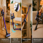 Aspirateur Balai Sans Fil, Pliable, Grande Autonomie – CLENOID FLEX X9 PRO