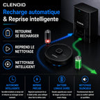 Robot Aspirateur Laveur Intelligent 6500 Pa Navigation Laser Station Auto – CLENOID G7 MAX