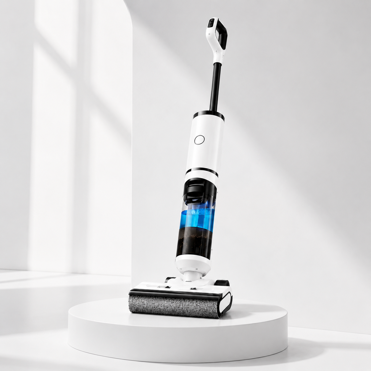 Aspirateur Laveur Sans Fil Puissant Léger Autopropulsé Séchage De Brosse  à Air Chaud Autonettoyant Ecran Led Alertes Vocal - CLENOID H15 FLOW