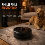 Robot Aspirateur Laveur Intelligent Aspiration puissante Poils d'animaux  application mobile  –  CLENOID V30.