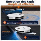 Robot Aspirateur Laveur Compact Efficace Puissante Accessible – CLENOID X2