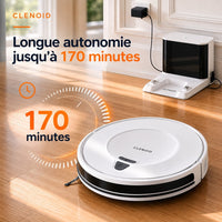 Robot Aspirateur Laveur Compact Efficace Puissante Accessible – CLENOID X2