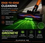 Aspirateur Balai Sans Fil Puissant Extensible Grande Autonomie Écran LED – CLENOID X8