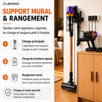 Aspirateur Balai Sans Fil Puissant Extensible Grande Autonomie Écran LED – CLENOID X8
