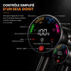 Aspirateur Balai Sans Fil Puissant Extensible Grande Autonomie Écran LED – CLENOID X8