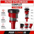 Filtre cyclonique complet CLENOID X8