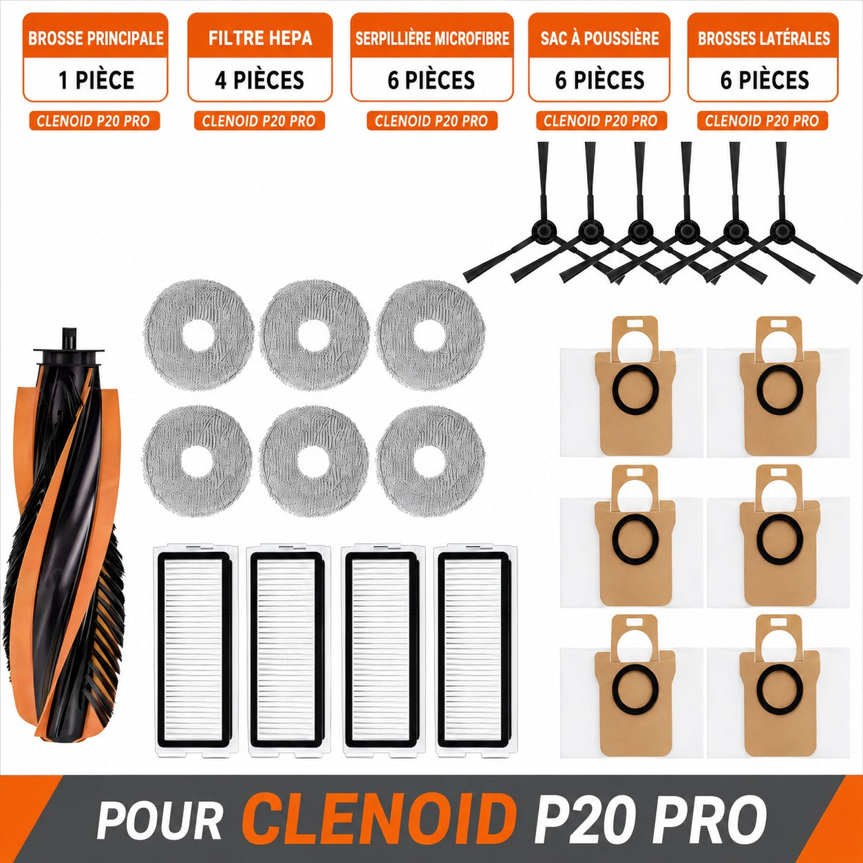 Kit Accessoires Clenoid P20 PRO
