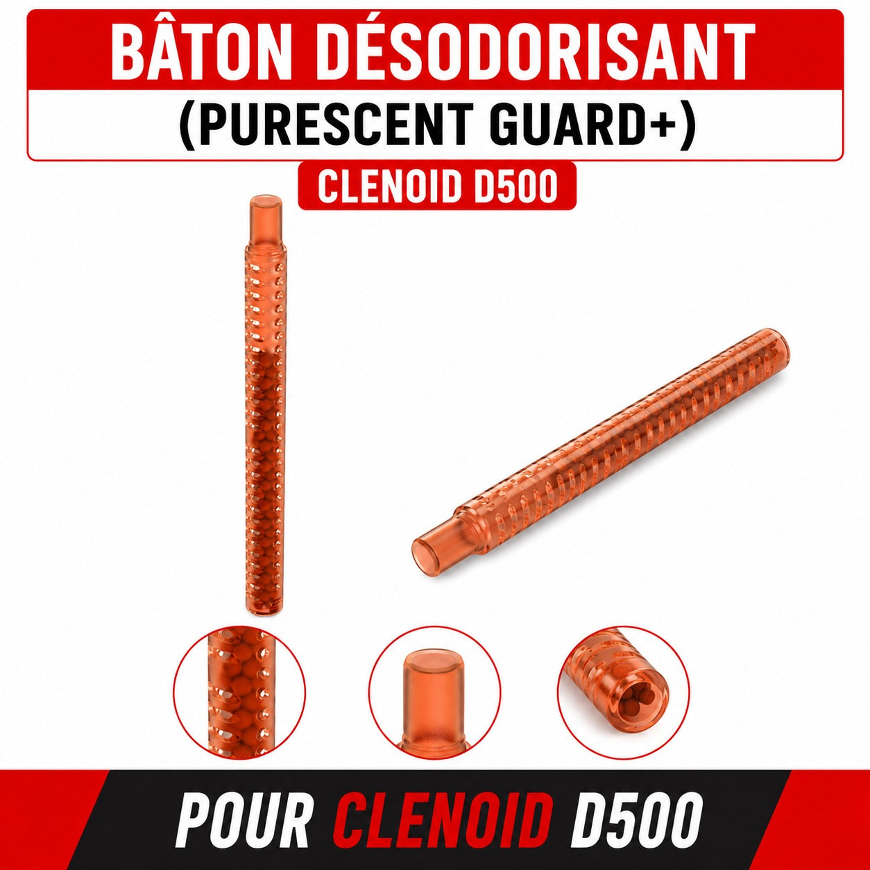 Bâton désodorisant purescent guard + CLENOID D500