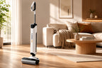 Aspirateur Laveur Sans Fil Puissant Léger Nettoyage 180° Autonettoyant  Séchage De Brosse  à Air Chaud- CLENOID D500