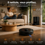 Robot Aspirateur Laveur Intelligent Aspiration puissante Poils d'animaux  application mobile  –  CLENOID V30.